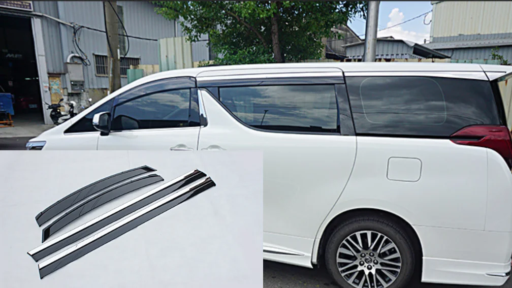 

Side Window Deflector For Toyota Alphard Vellfire 30 Series 2014 2015 2016 2017 2018 2019 2020 Weather Shield Window Visor