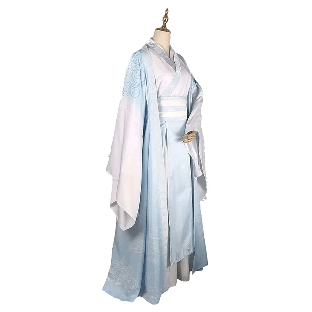 Костюмы для косплея Lan Wangji Mo Dao Zu Shi оригинальный древний костюм LanZhan парик