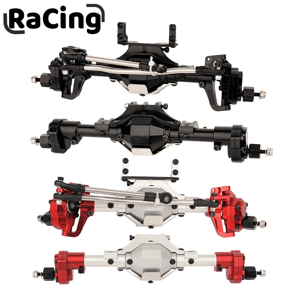 

Metal CNC Anodized Front Rear Portal Axle with Protector Armor for 1/10 RC Crawler Car Axial SCX10 II 90046 90047 Upgrade Parts