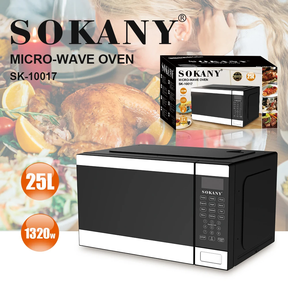 Sokany 1440 Вт Высокомощная духовка 30 л SK-438 Нагревательные элементы из нержавеющей