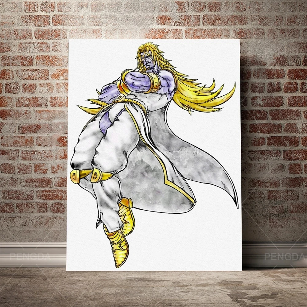 

Wall Art Canvas Pictures Jonathan Joestar Home Decoration JoJo's Bizarre Adventure Paintings Prints Poster Living Room No Framed