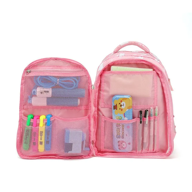 SKAEFIO Cute Children School Bags 3-10 Years Old for Boy's Pink Backpacks Girls Kindergarten Kid Lightweight Waterproof 2022 New