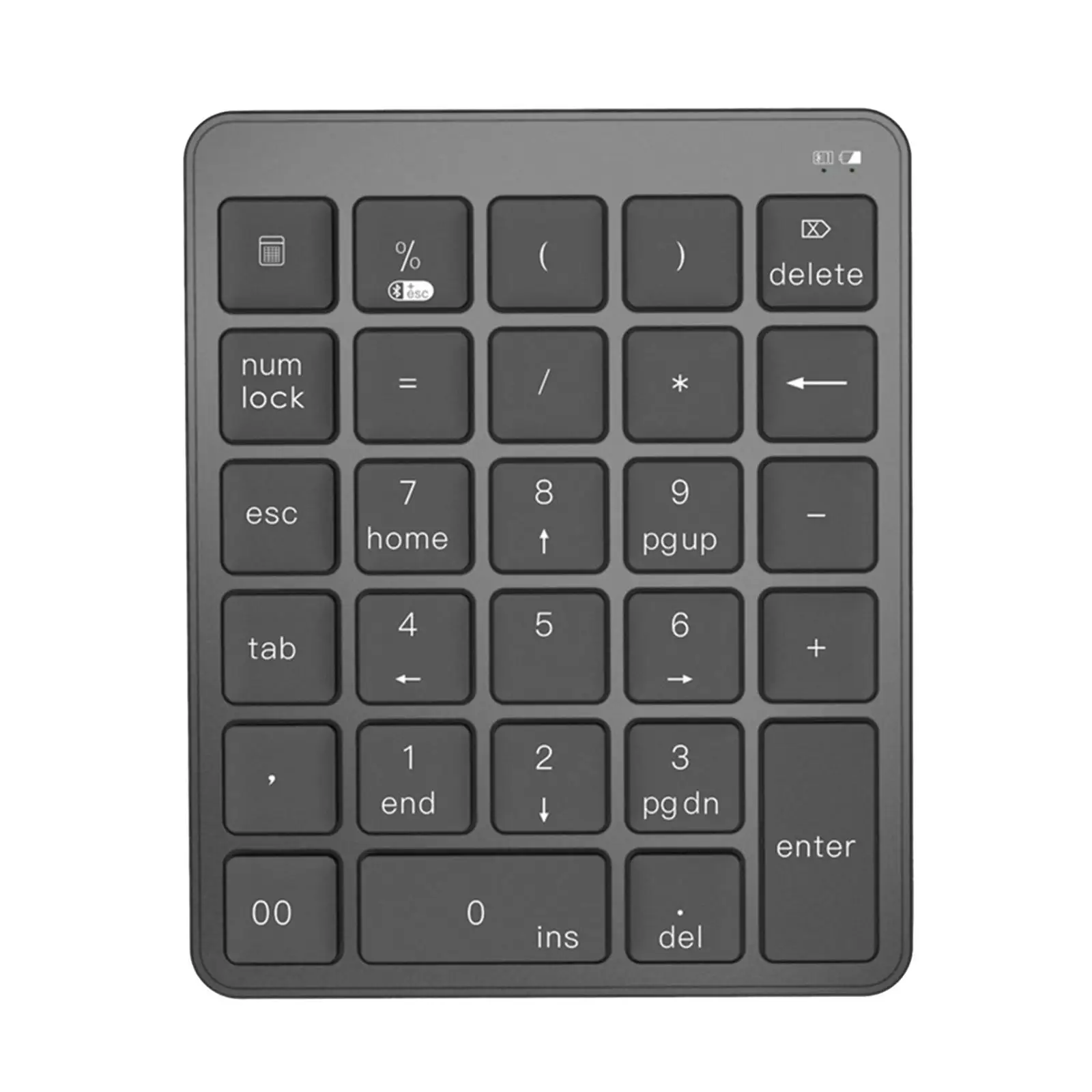 Фото Портативная цифровая клавиатура Number Pad 2: 28-клавишная расширенная клавиатура для ввода финансовых данных в бухгалтерском учете для ноутбуков №2