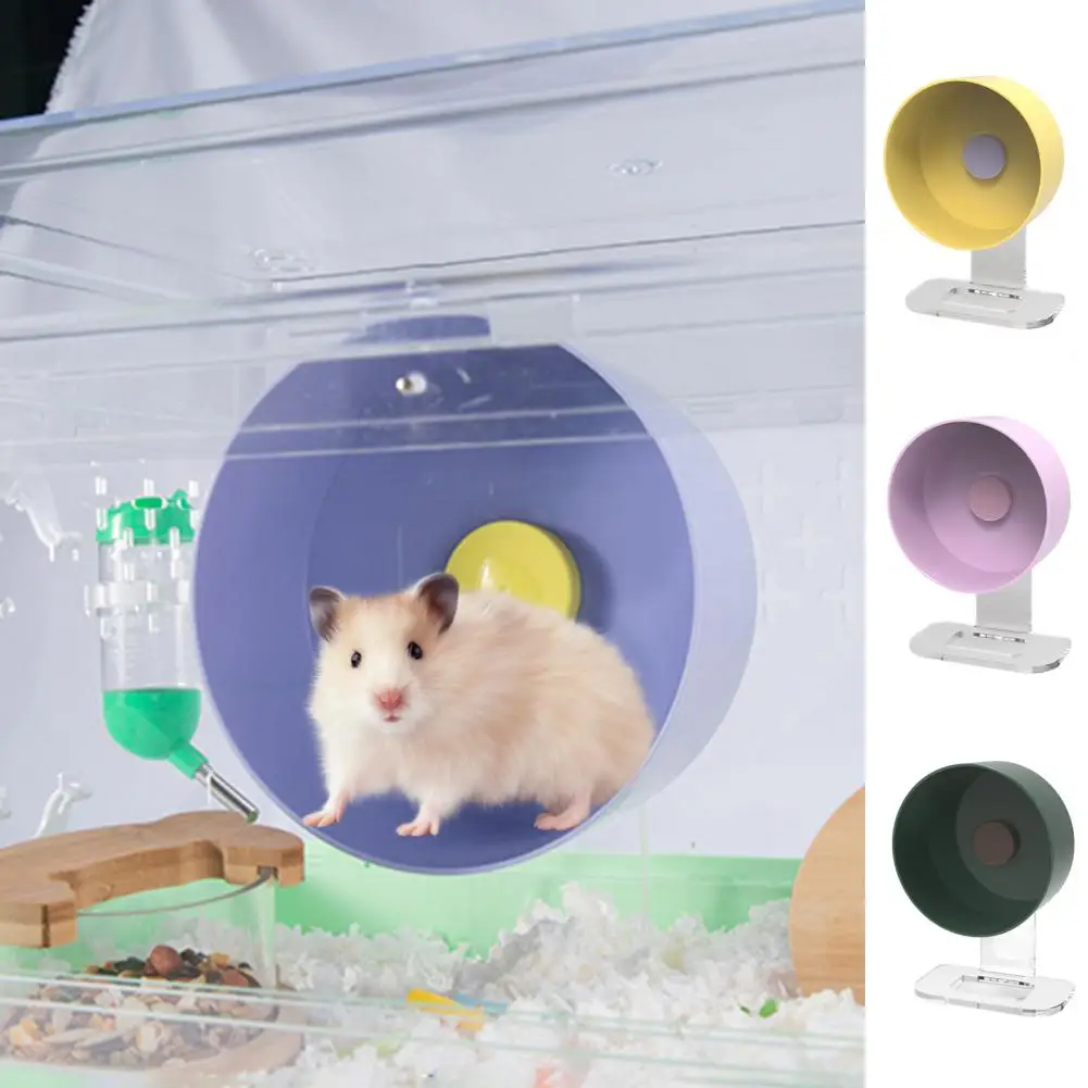 

Exercise Quiet Hamster Exercise Wheel Toys Smooth Rotation Hamster Wheels Silent Shaft for Puppy