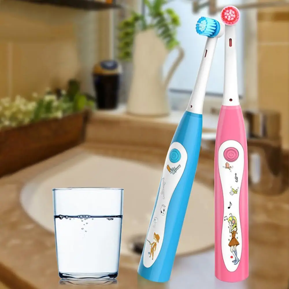 

Беспроводная перезаряжаемая Детская электрическая зубная щетка со сменной головкой