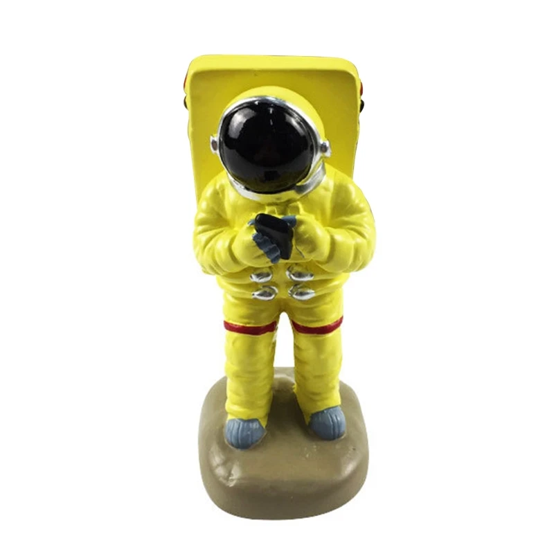 

for Creative Astronaut Cell Phone Stand Tablets Smartphone Spaceman Bracket Resin Universal Phone Holder Desk Table Orna