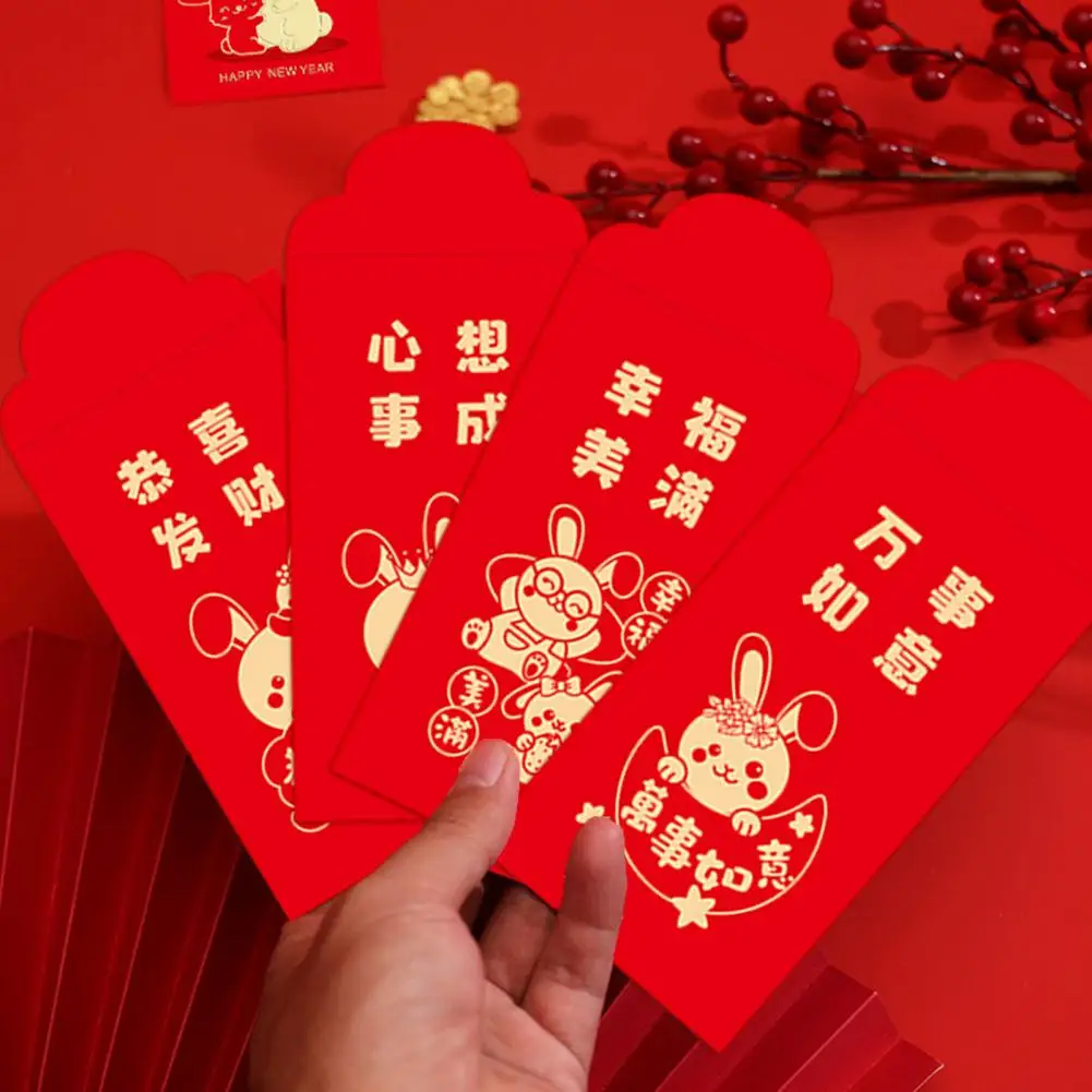 

6 шт., инновационные красные карманные надписи «Благословение»