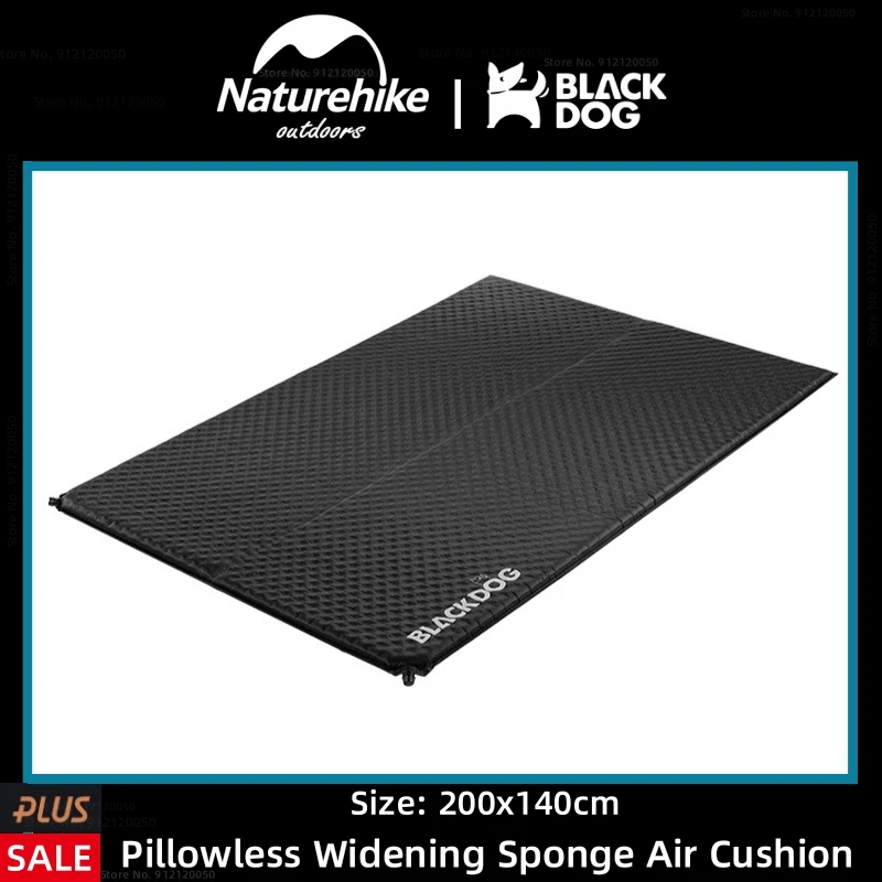 

Naturehike-BLACKDOG 1-2 Person Automatic Inflatable Mattress Outdoor Portable Camping Tent Widening Thicker Moisture Proof Mat