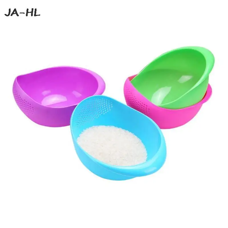 Пластиковое сито для риса зеленого и розового цвета | Дом сад