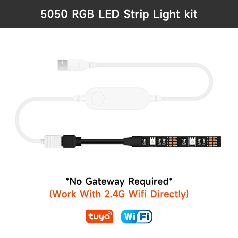 

Умные светодиодные ленты iHseno Zigbee/Wi-Fi RGB