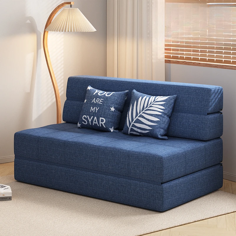 Большой удобный диван-кровать напольный диван семейная эстетика одноместный