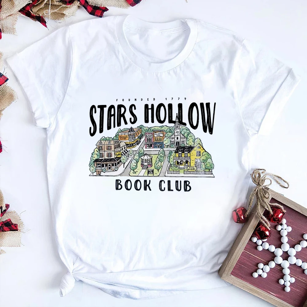 Клубная Рубашка Винтажного Дизайна С Принтом Звезд И книги Для Девочек Rory Lorrelay