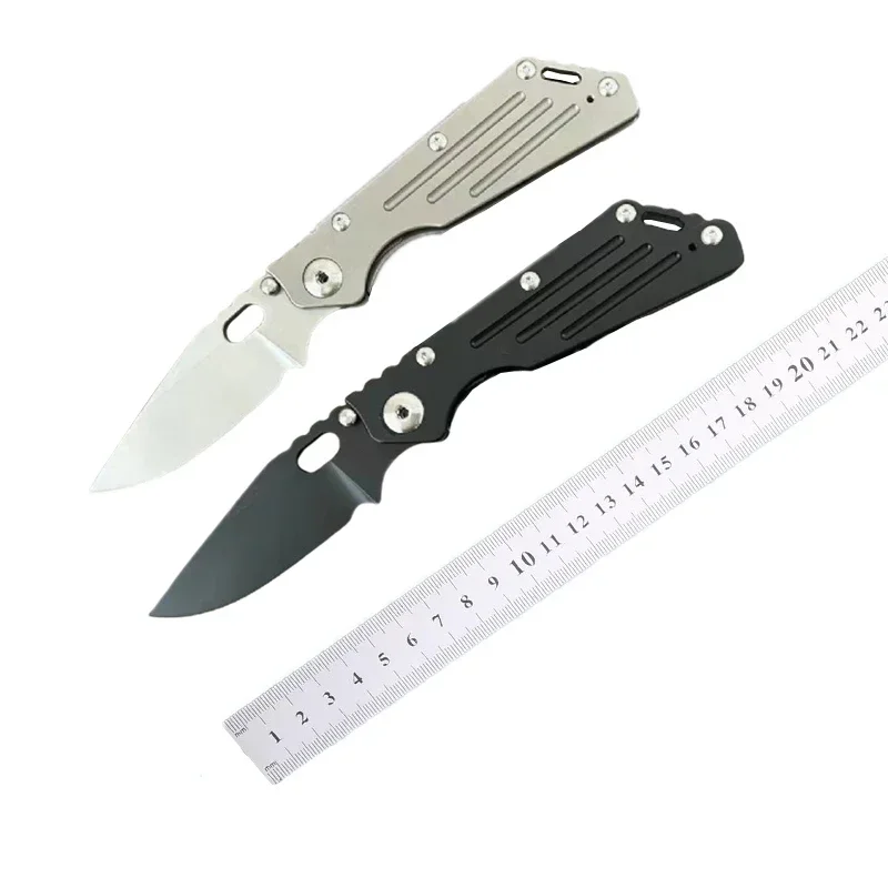 Карманный складной нож Stri SNF 14c28n лезвие TC4 ручка из титанового сплава тактические