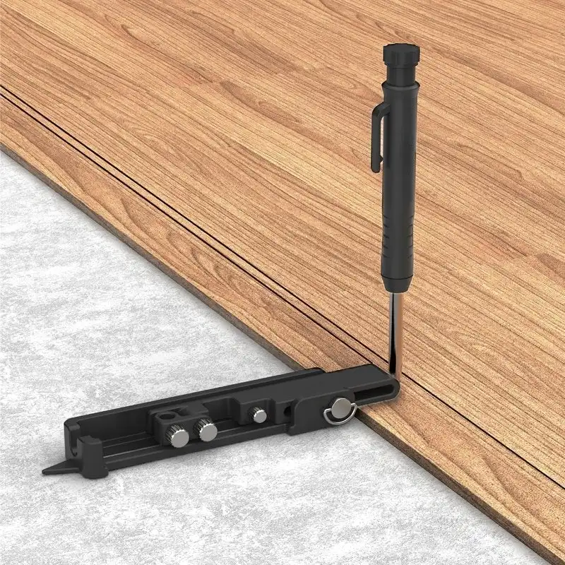 

Profile Scribing Ruler Contour Gauge Adjustable Locking Precise Woodworking Measuring Gauge Multifunction Scribing Tool