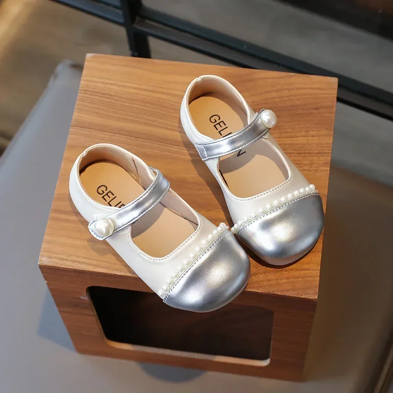 Обувь Для Девочек В Стиле Мэри Джейн Jogerli С Жемчугом