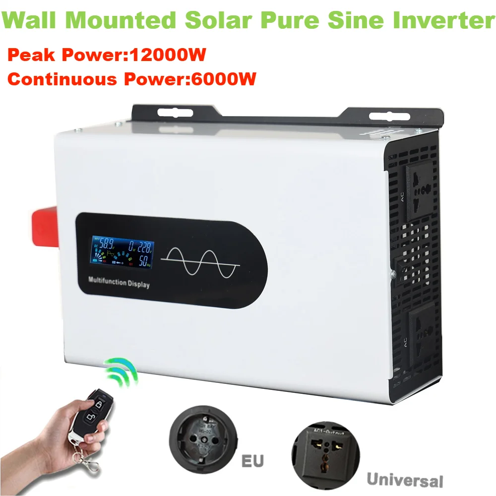 

Inverter 12000W Solar Inversor 24v 110V Onda Senoidal Pura Inversores Solares Power Voltage Converter Pure Sine Wave Inverters