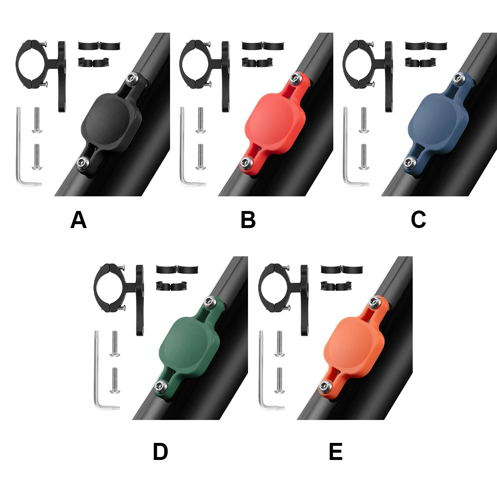 

1 2 3 5 Bicycle Tracker Part Protective Cover Anti-theft Tool Universal Compact Size Tightness Rainproof Locators Caps Blue