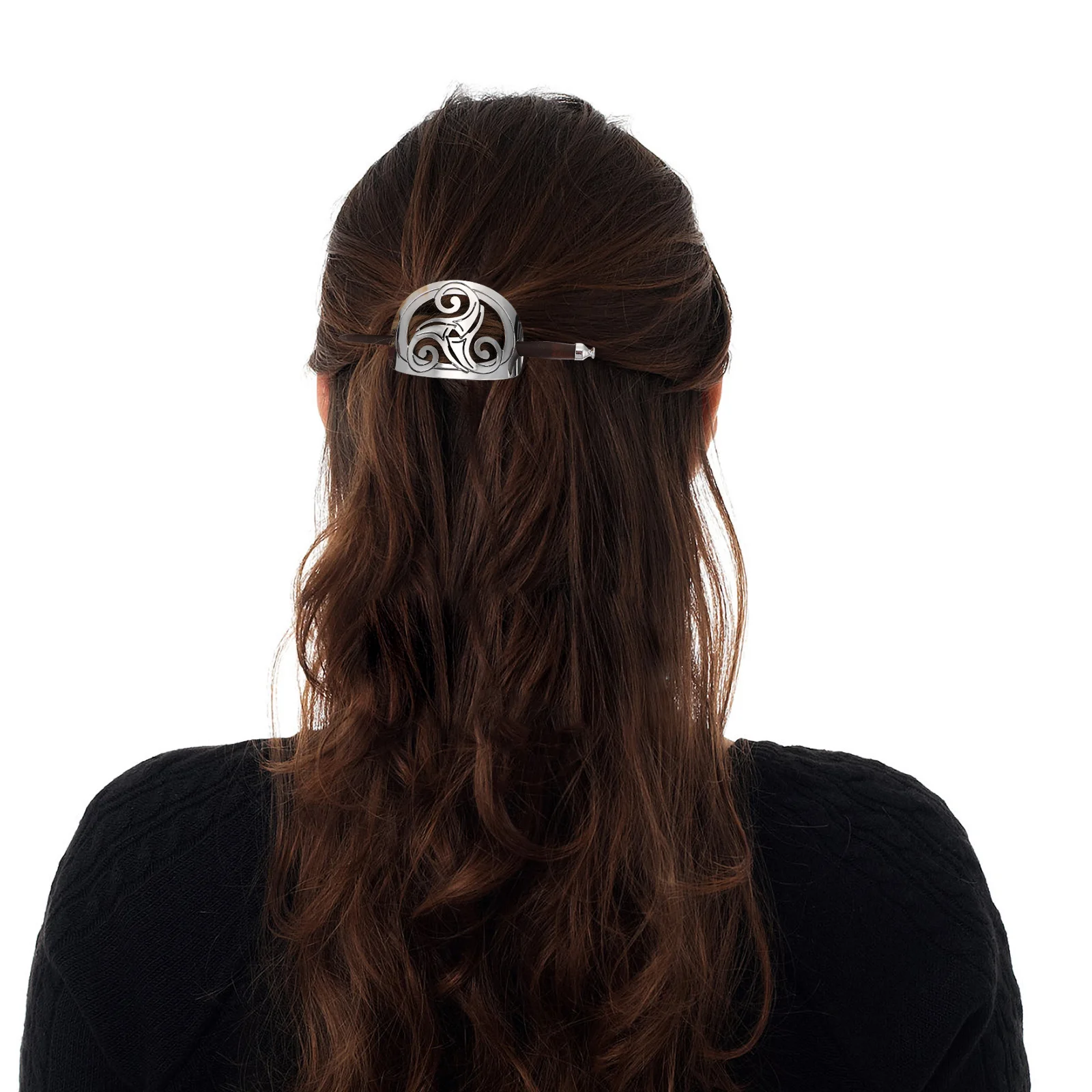 

Заводная шпилька для волос, серебряный головной убор для женщин, брелок