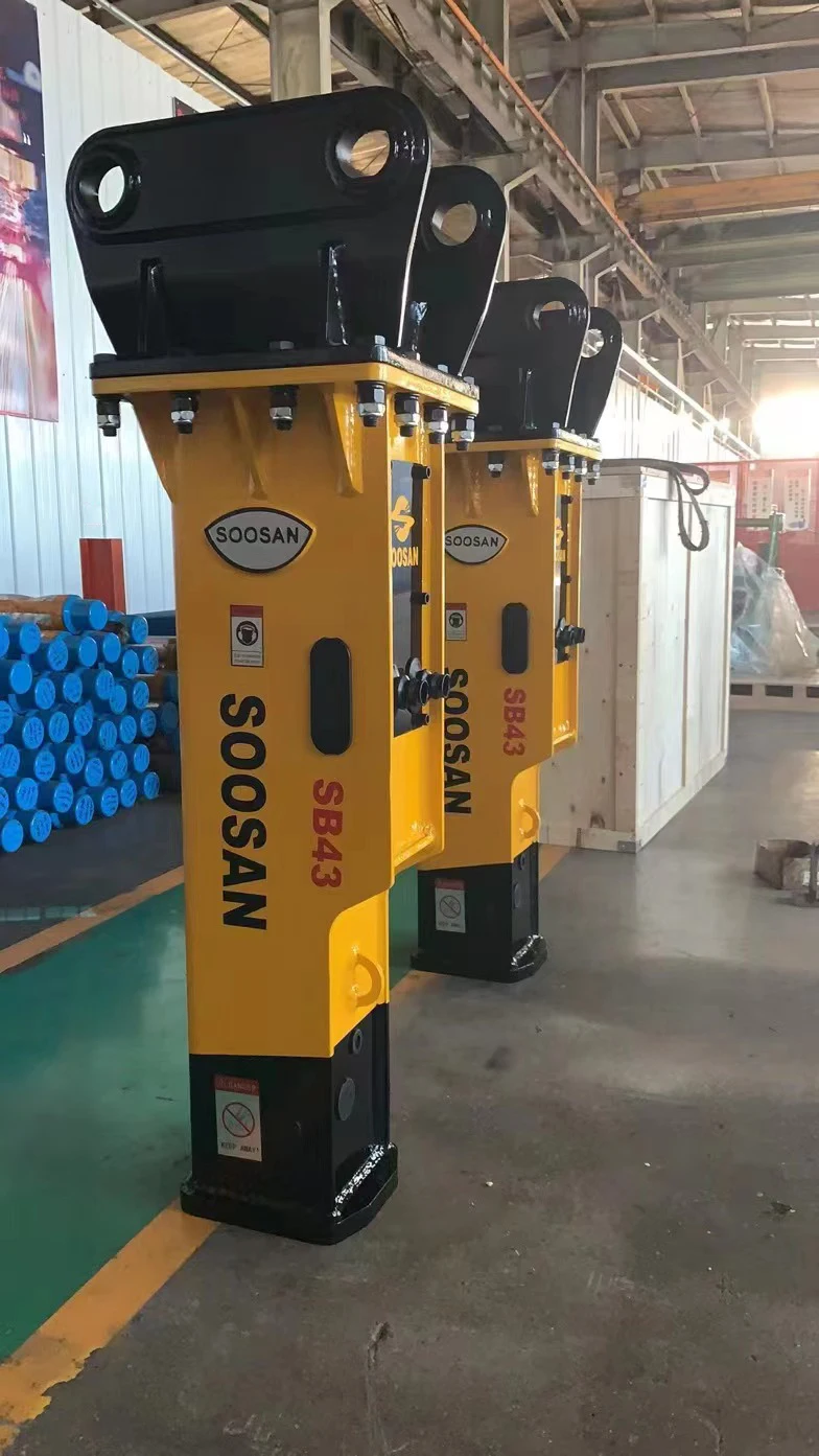 Гидравлический камнедробилка SOOSAN SB43 гидравлический молотковый экскаватор