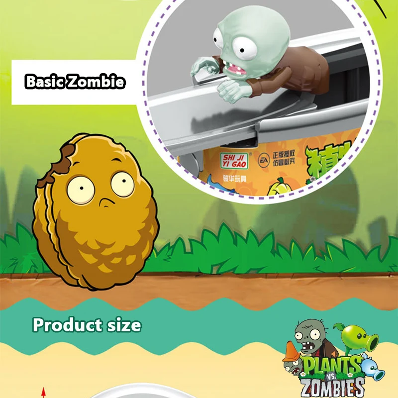 Фото Лидер продаж, фигурки растений против зомби, PVZ, Yeti Imp Peasooter, модельные куклы, веселые игрушки, детские подарки на день рождения №5