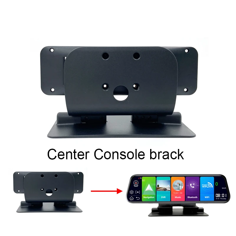 

for Anfilite 10 inch rearview Mirror DVR Holders Car Center Console Installation brack Plastics base