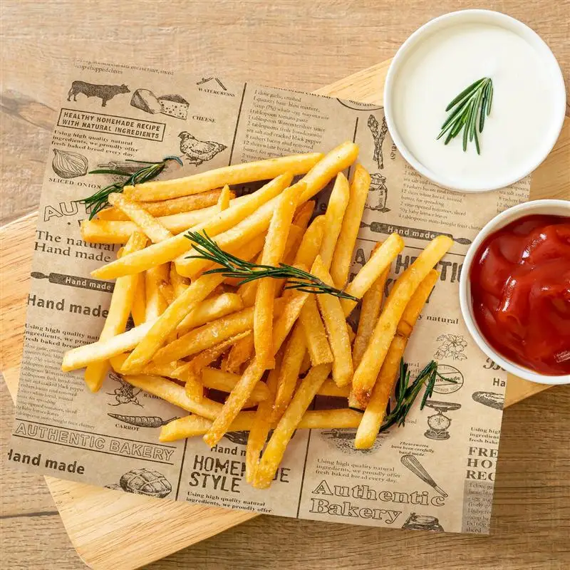 Поднос для бумаги 50 листов Термостойкая Бумага пищевых продуктов тонкая бумага