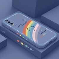 rainbow heart phone case for vivo y20 y20i y20s y12s y30 y33s y12 y15 y17 y19 y21 s1 pro y91 y93 y95 silicone cover