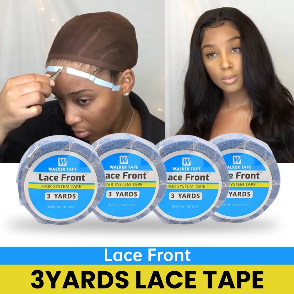 3Yards Walker Tape Double Side Sweatproof Wig Lace Tape 5 Larghezze Adesivo Invisibile In Pizzo Di Lunga Durata Per Parrucche Sistemi Di Capelli