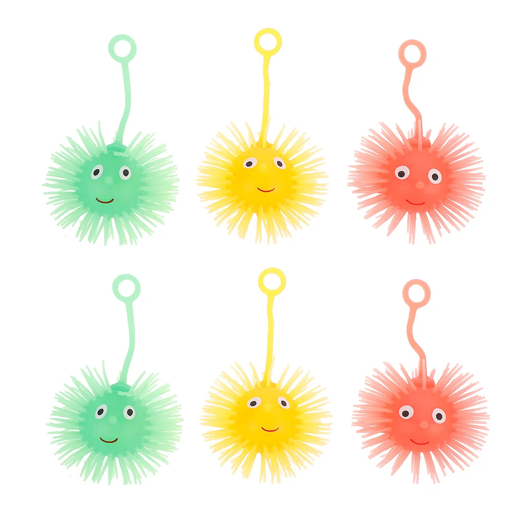 

Balls Puffer Toys Sensory Light Kids Fidget Bouncy Squeeze Stress Flashing Spiky Glowing Party Led Lighted Spike Decompression