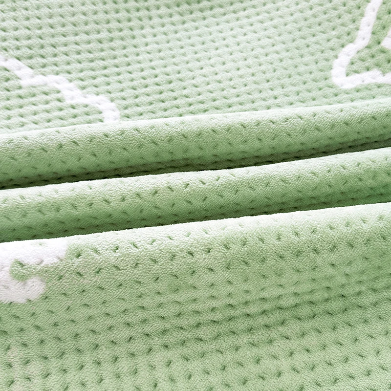 Бархатное покрывало Bonenjoy с принтом двусторонний дизайн наматрасник теплое