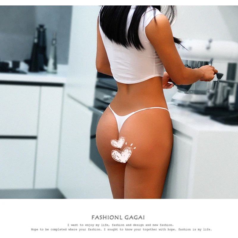 3Pcs/set Sexy Low-rise Thongs Women Bikini Panties T-back Underpants M-XL Female G-String Panty Ladies Thong Lingerie for - купить по