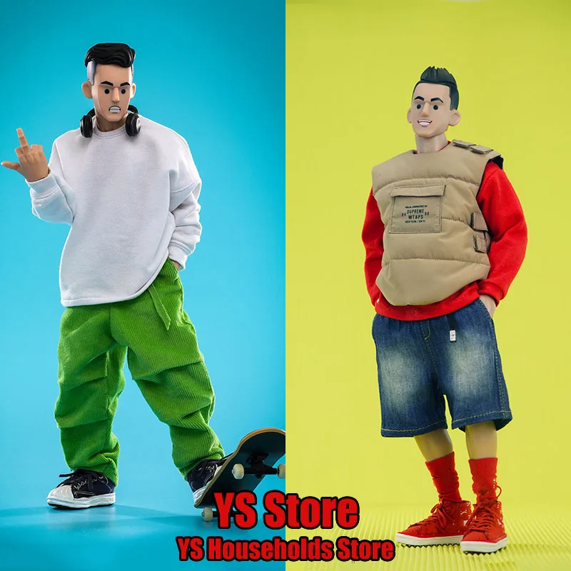 Джинсовые шорты CITYBOY мужские с капюшоном свободные штаны из денима рисунком