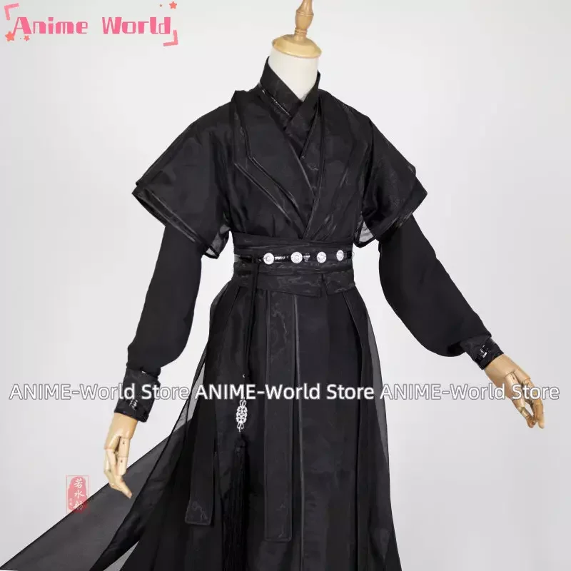 He Xuan Gu Yun Косплей Костюм Аниме Черный Китайский Хэллоуин Карнавал Вечеринка