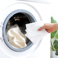 24pcsbox dyeing cloth washing machine use mixed dyeing proof color absorption sheet anti dyed cloth laundry supplies