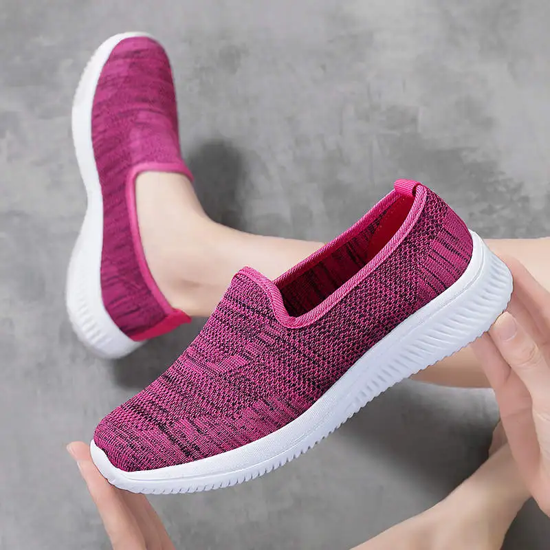 

Fitness Ladies Red Sports Shoes Large Platform Sports Sneakers For Women Swimming Sport Shoes New Running Shoes Women Tennis