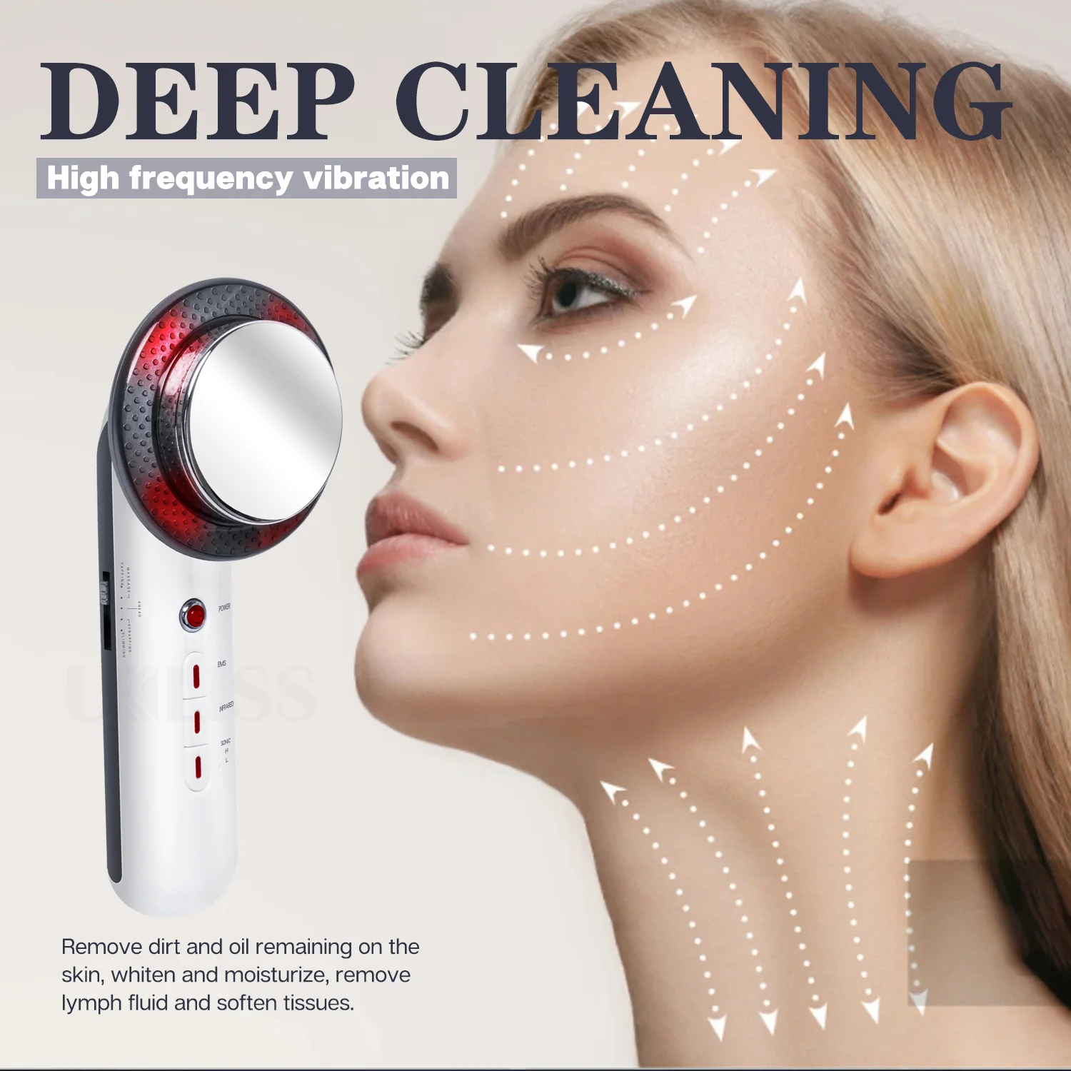 

3 in 1 Body Slimming Device Multifunction High Frequency Facial Machine Rejuvenates Skin Massager Beauty Device