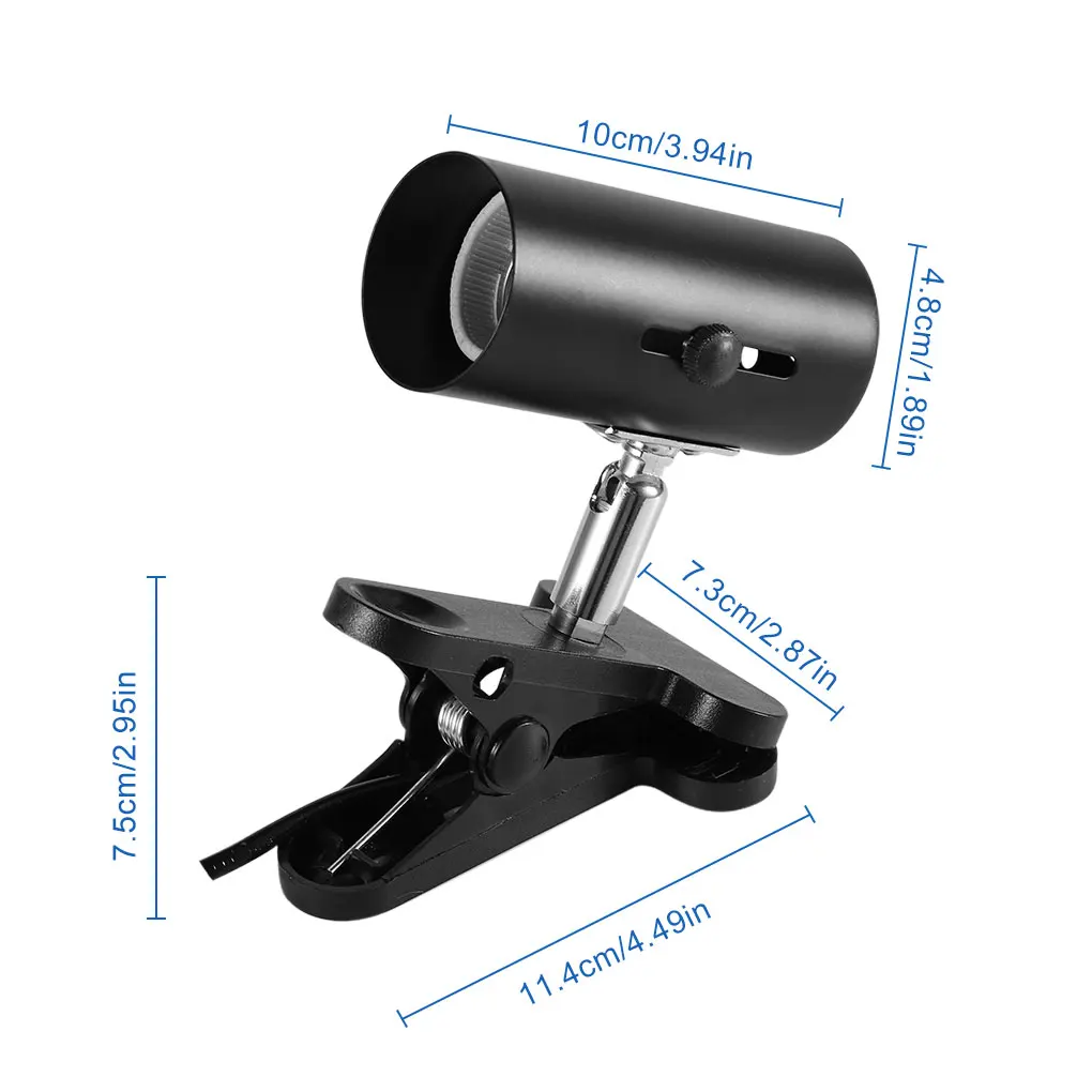 

Amphibian Reptile Heating Light 360 Degree Adjustable Warming Light Night Warm Lamp for Snake Lizards Turtles Animal Light