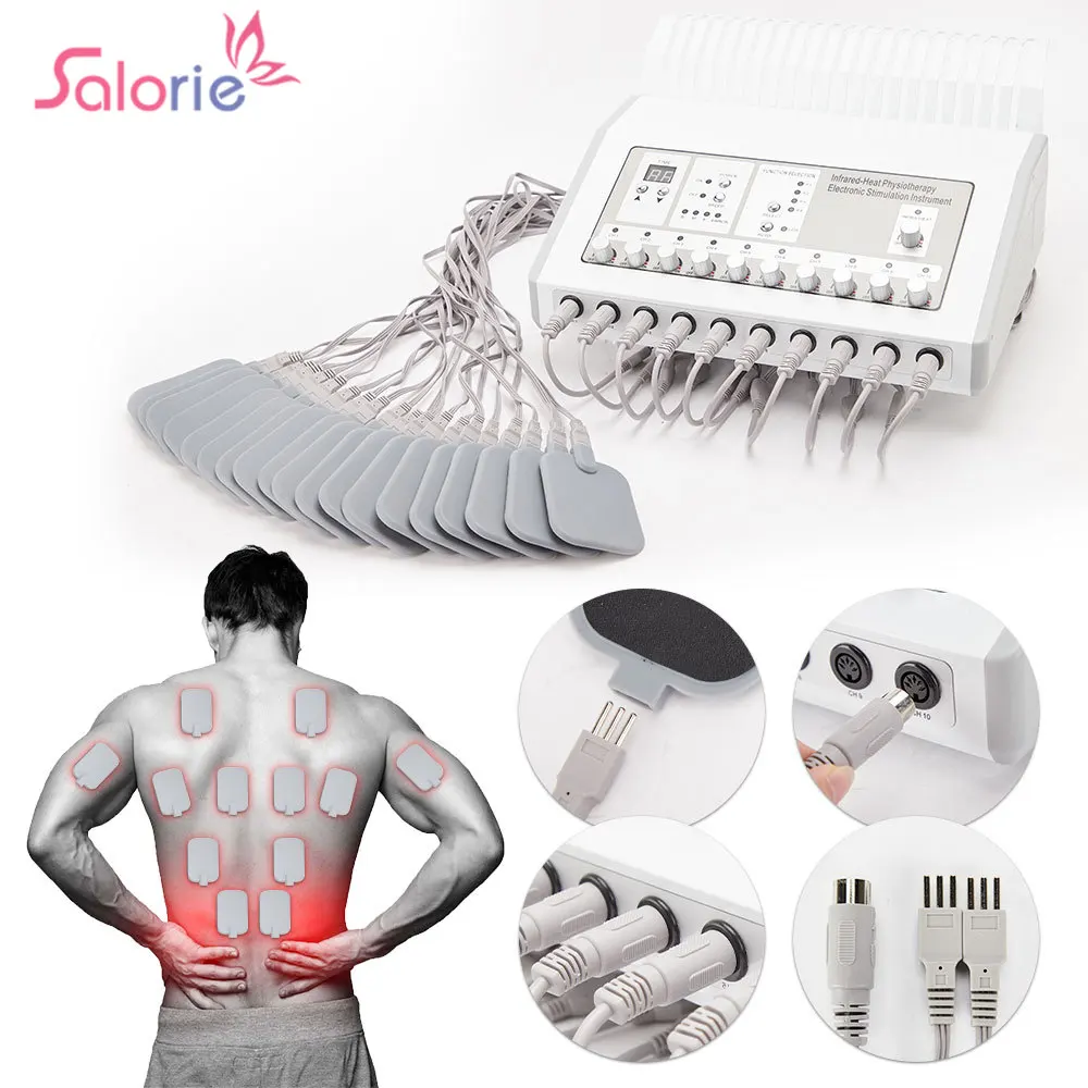 

Electric Body Fitness Equipment Weight Loss Muscle Stimulator Electrostimulation Machine Russian Waves EMS Skin Care Massager