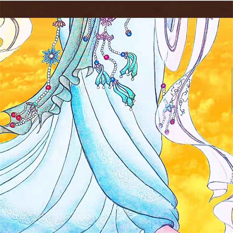 Картина с девятью небесными таинственными Богинями и таинственная мама небесный