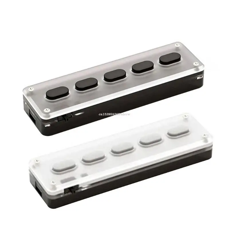 

Настраиваемая мини-клавиатура, 5 программируемых клавиш, тихая силиконовая мини-клавиатура