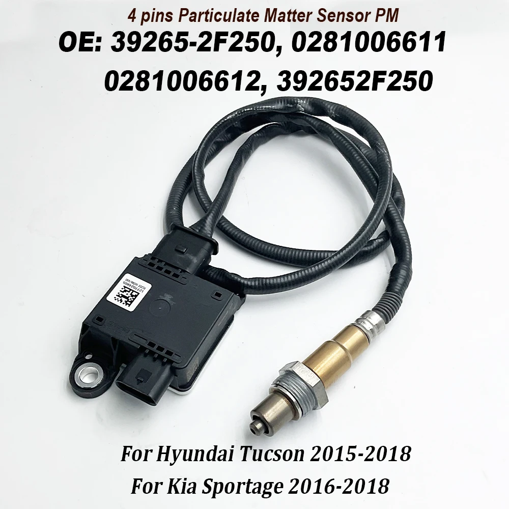 5-проводной 4-контактный датчик частиц PM 39265-2F250 0281006611 0281006612 Для Hyundai Tucson 2015-2018 Kia
