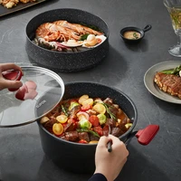star stone steamer soup pot non stick pot household cooking noodle pot stew pan kitchenware cooking pot stew pan induction