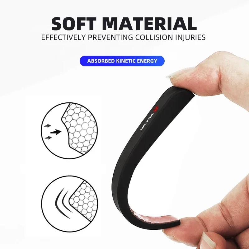 6 шт. автомобильные резиновые защитные наклейки на бампер для Honda Civci FIT CRV Accord Jazz HRV