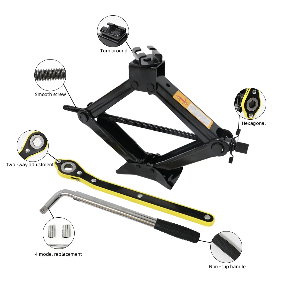 1-тонный гидравлический домкрат ножничный прочный механический для эффективных