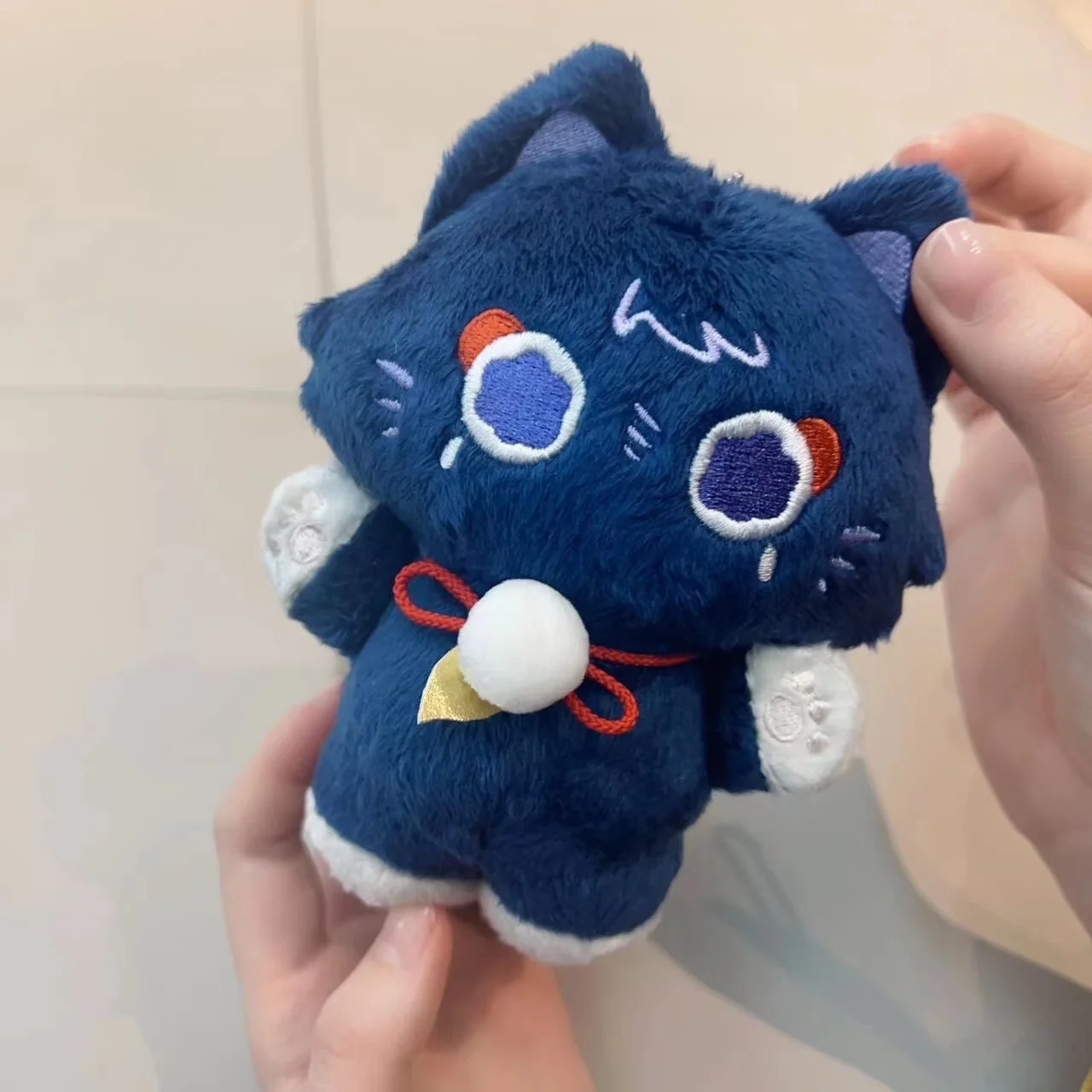 

14cm Game Genshin Impact Scaramouche Wanderer Plush Toys Anime Dolls Plushie Pendant Soft Stuffed Balladeer Kid Child Gifts
