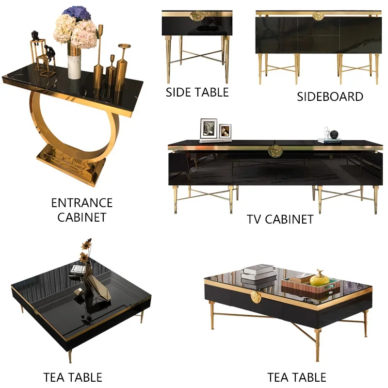 Боковые шкафы для дивана Угловые Маленькие боковые Светлый роскошный креативный