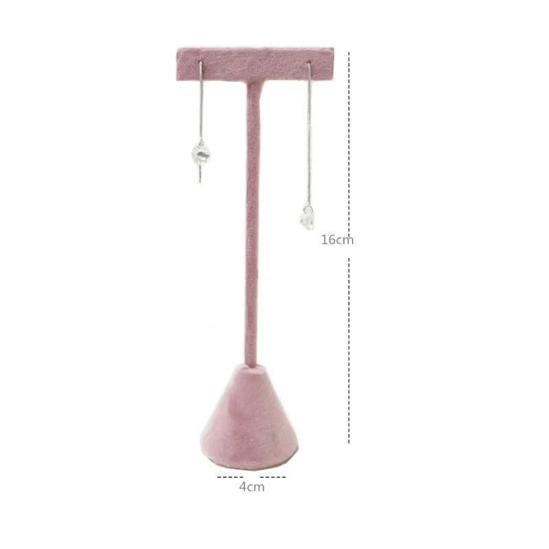 Подставка для украшений TREACHI, розовый бархат