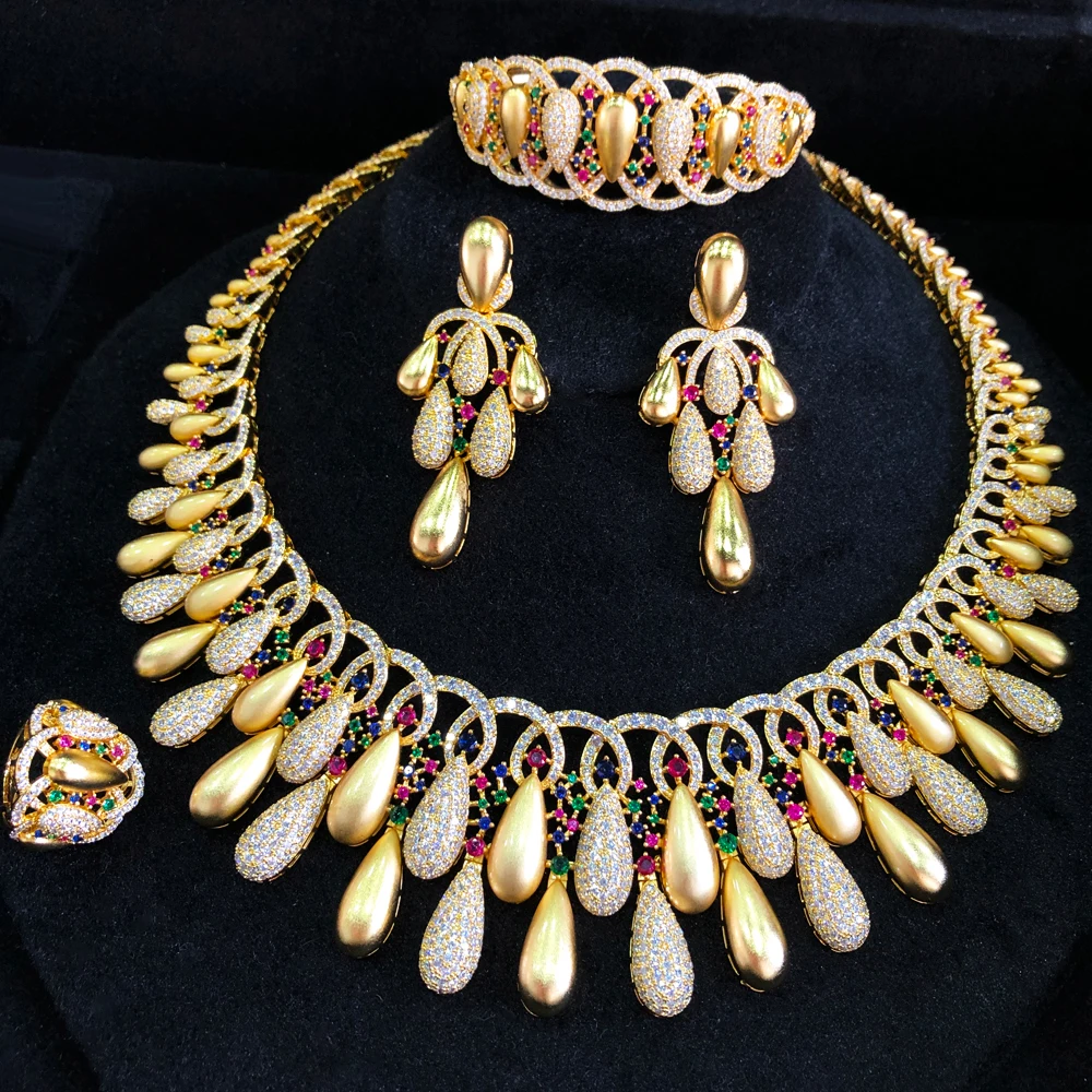 Набор свадебных украшений GODKI для женщин ювелирные наборы известного бренда с