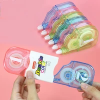 modern beauty cartoon creative cute candy color double head 12m correction tape school stationery school supplies
