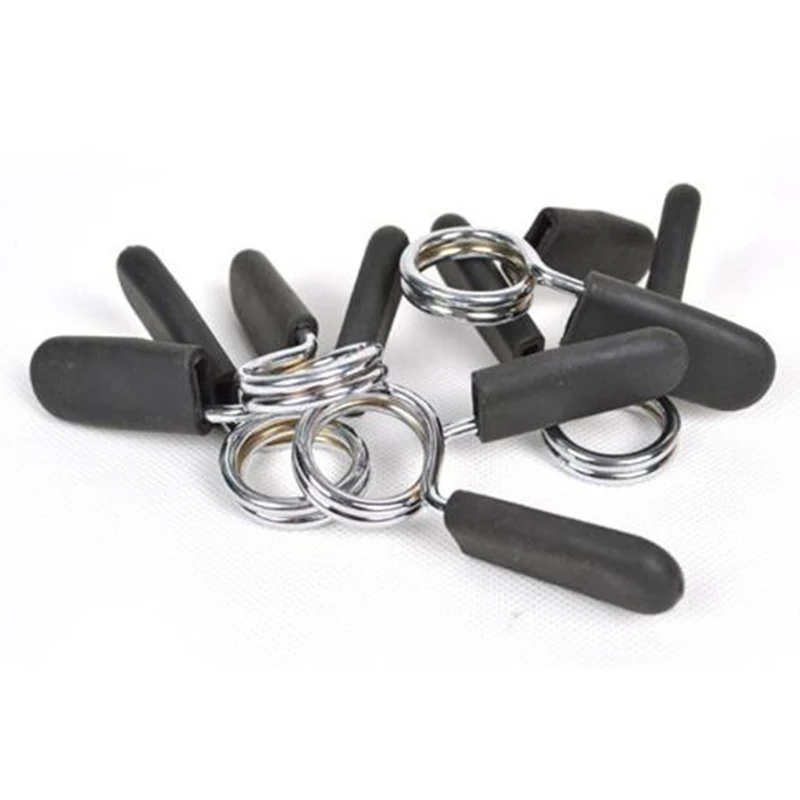 

24mm-30mm Barbell Bar Clamps Clips Barbell DumbbellLocks Gym Weight Bar Dumbbell Lock Clamp Spring Bar Collars Weight Sprot